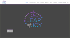 Desktop Screenshot of leapofjoy.org