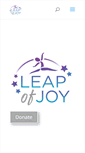 Mobile Screenshot of leapofjoy.org